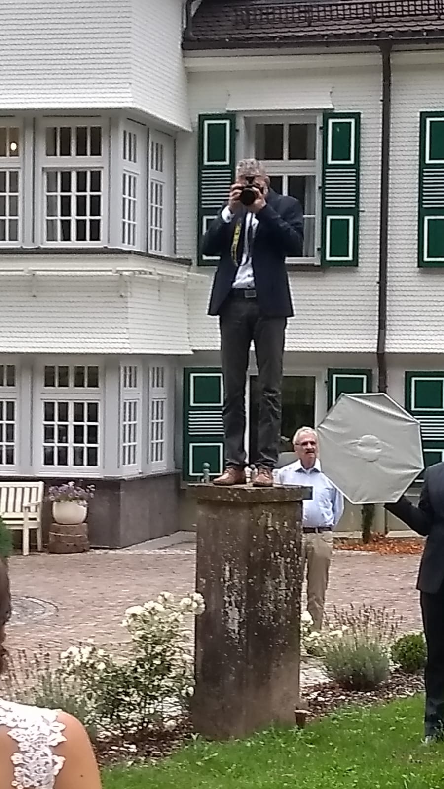 Stefan bei der Arbeit